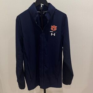 Under Armour Dark Blue Jacket with Orange Logo